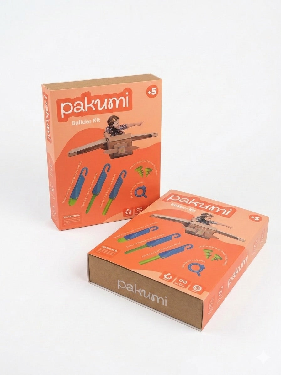Pakumi - Kit de Herramientas para Construcción en Cartón.
