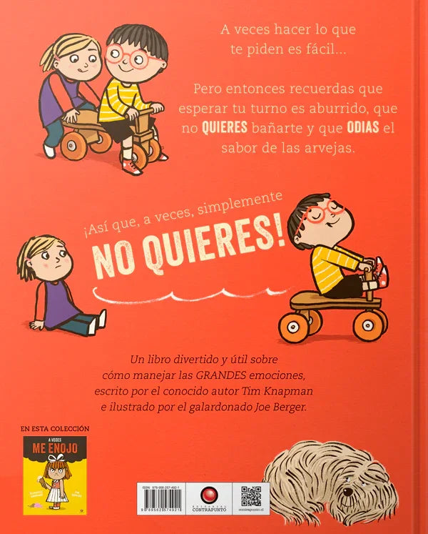 A veces no quiero (trabajar el ¡No quiero!) - Manabu