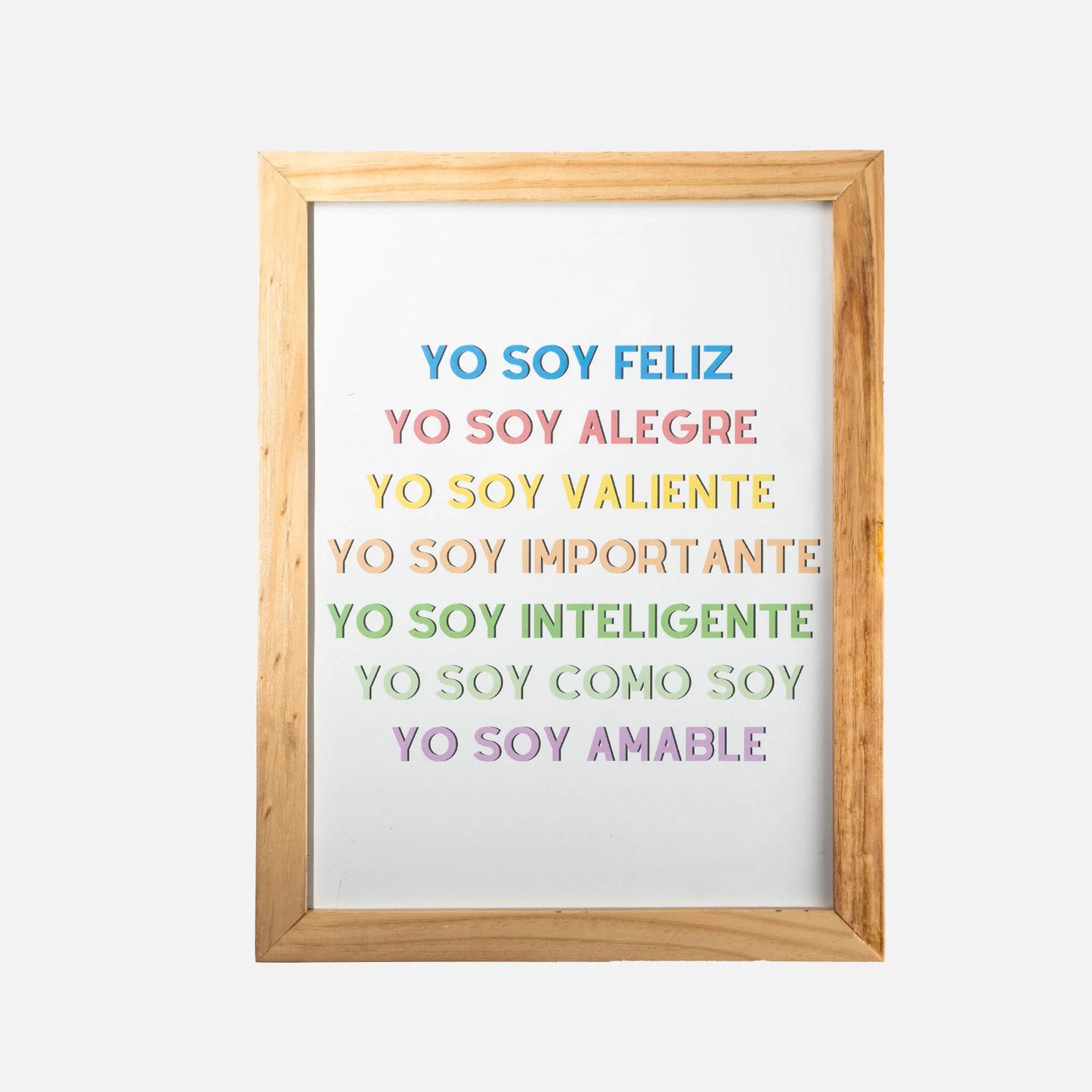 Cuadro Decora y Aprende FRASES POSITIVAS - Manabu