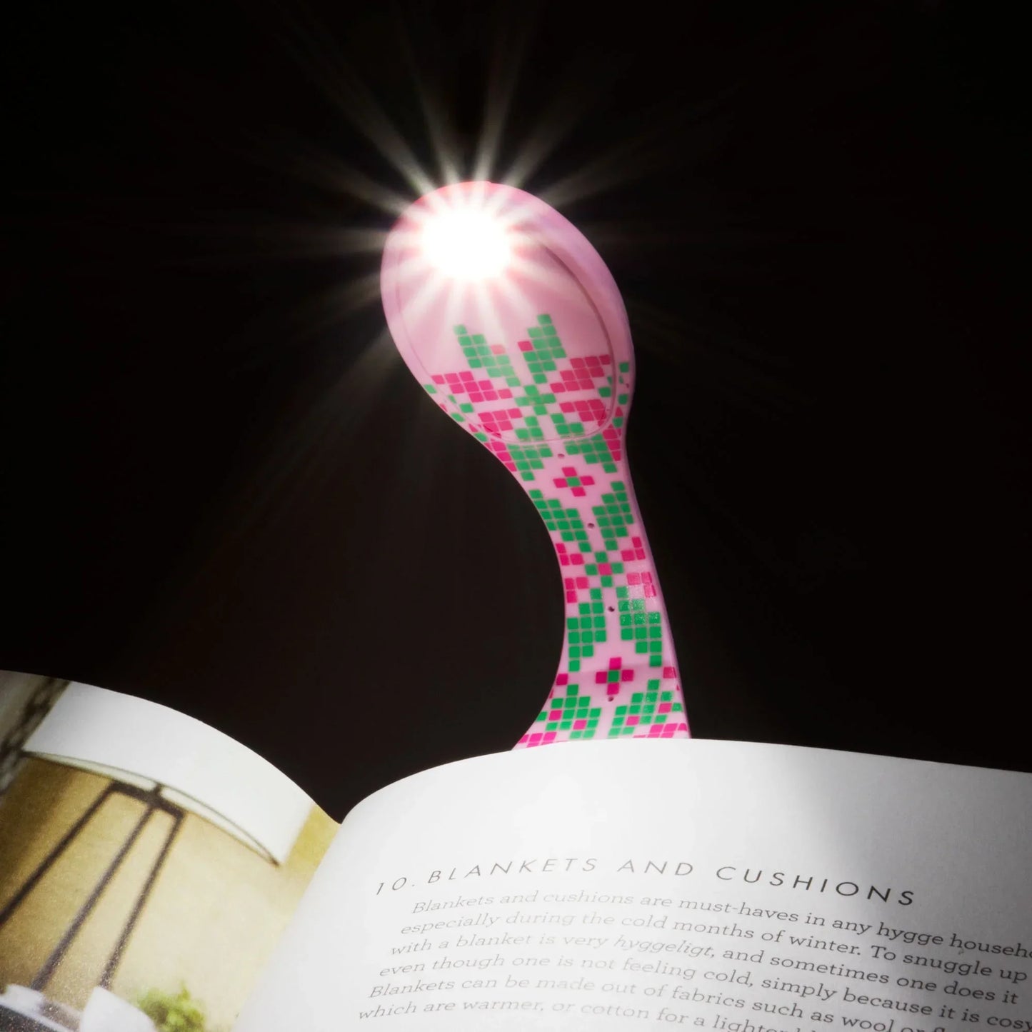 Lámpara Flexiligth de lectura - Rosada - Manabu