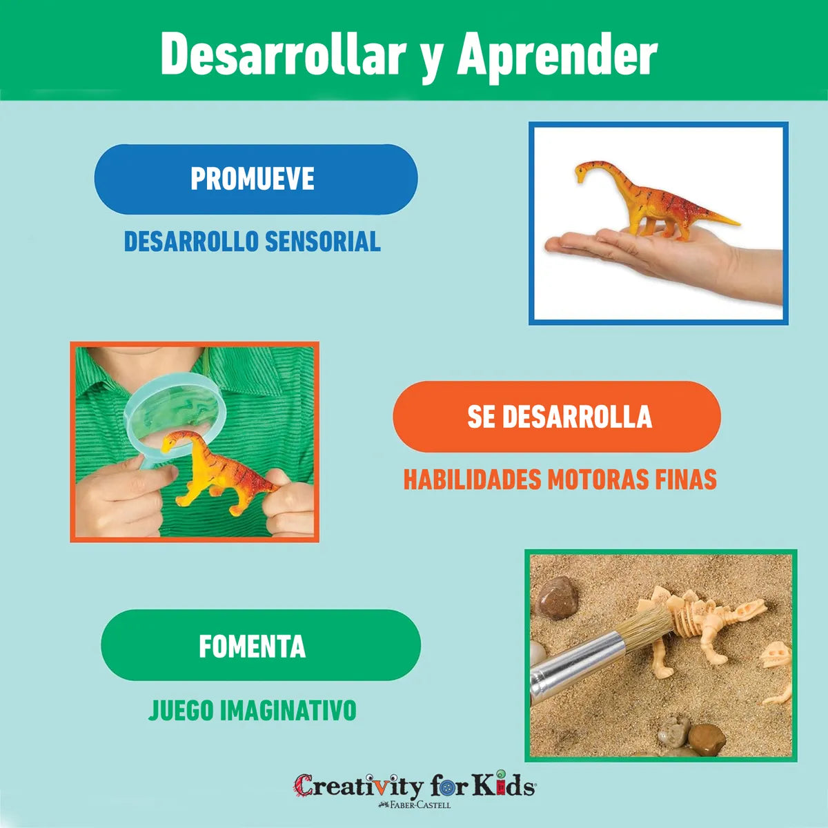 Pack x2: Dinosaurios y Espacio Sensorial