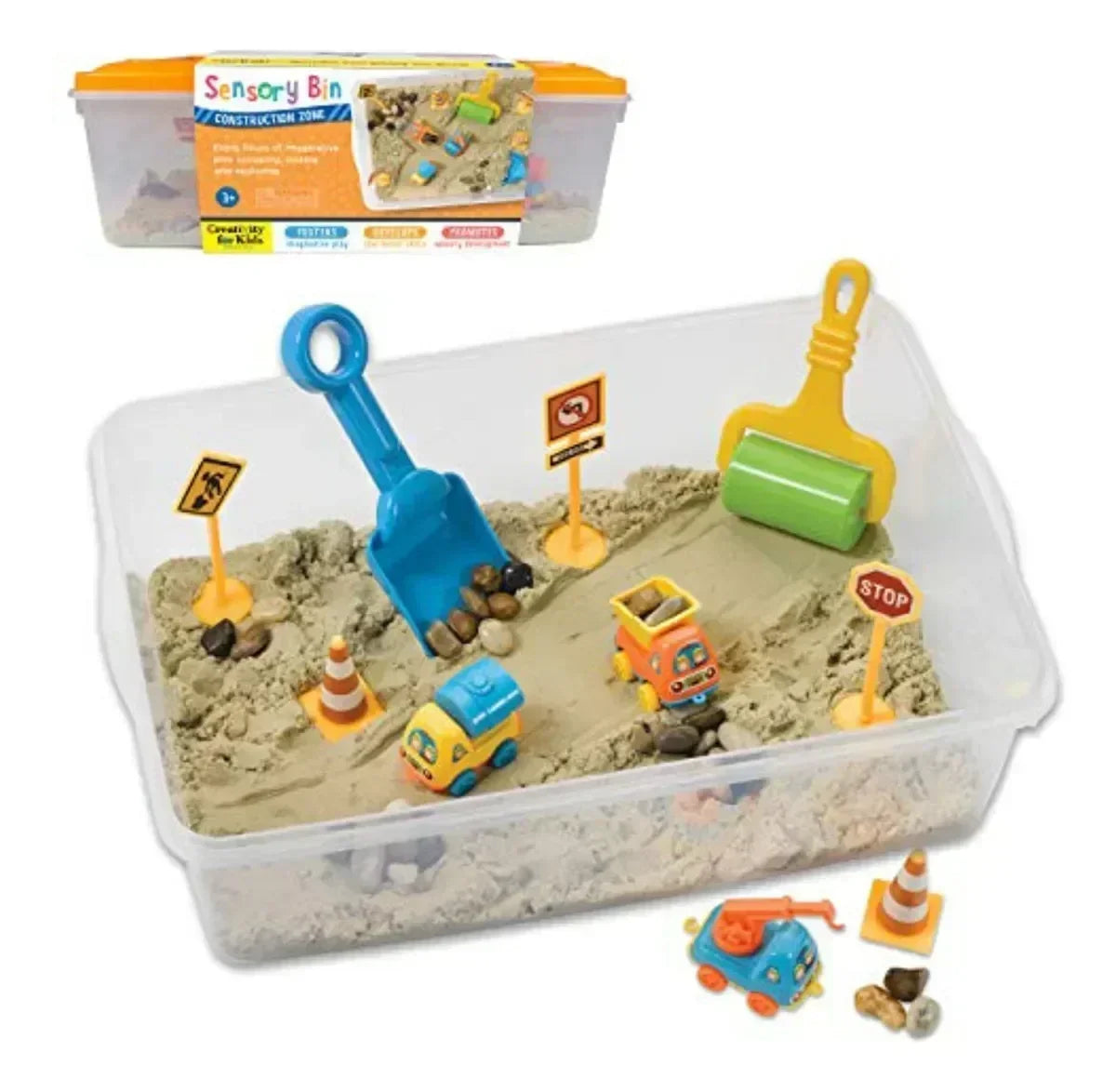 Pack x2: Dinosaurios y Construcción Sensorial M