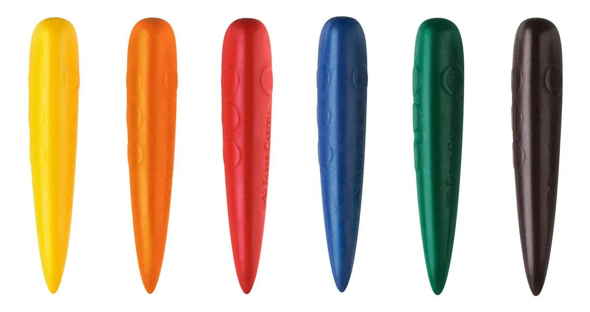 Crayones Ergonómicos - Cohete - x6 Unid
