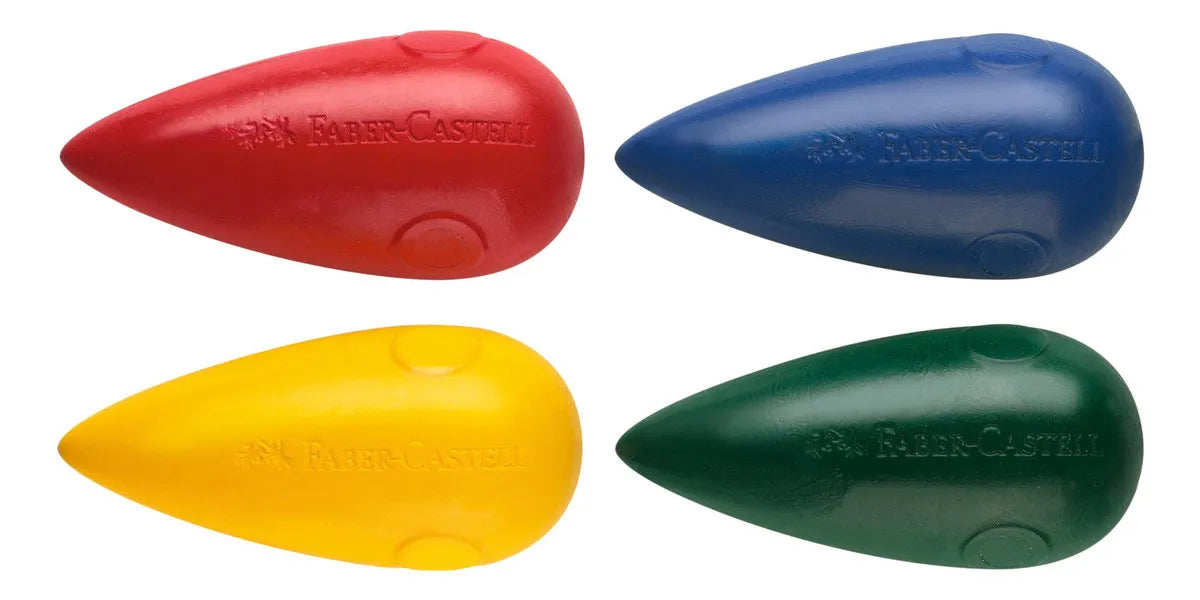 Crayones Ergonómicos - Gota - x4 Unid