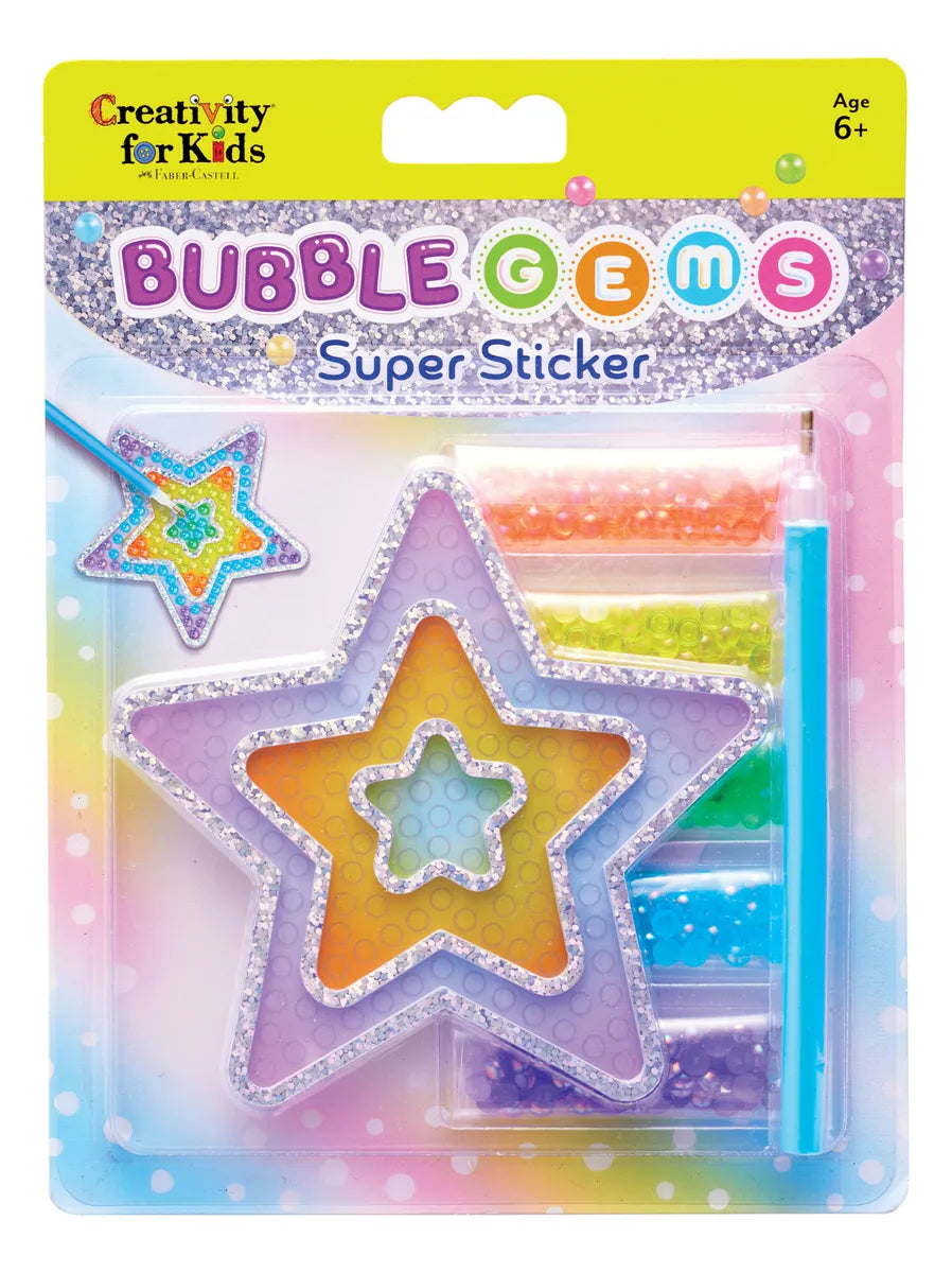 Super Sticker Bubble Gems™ - Estrella