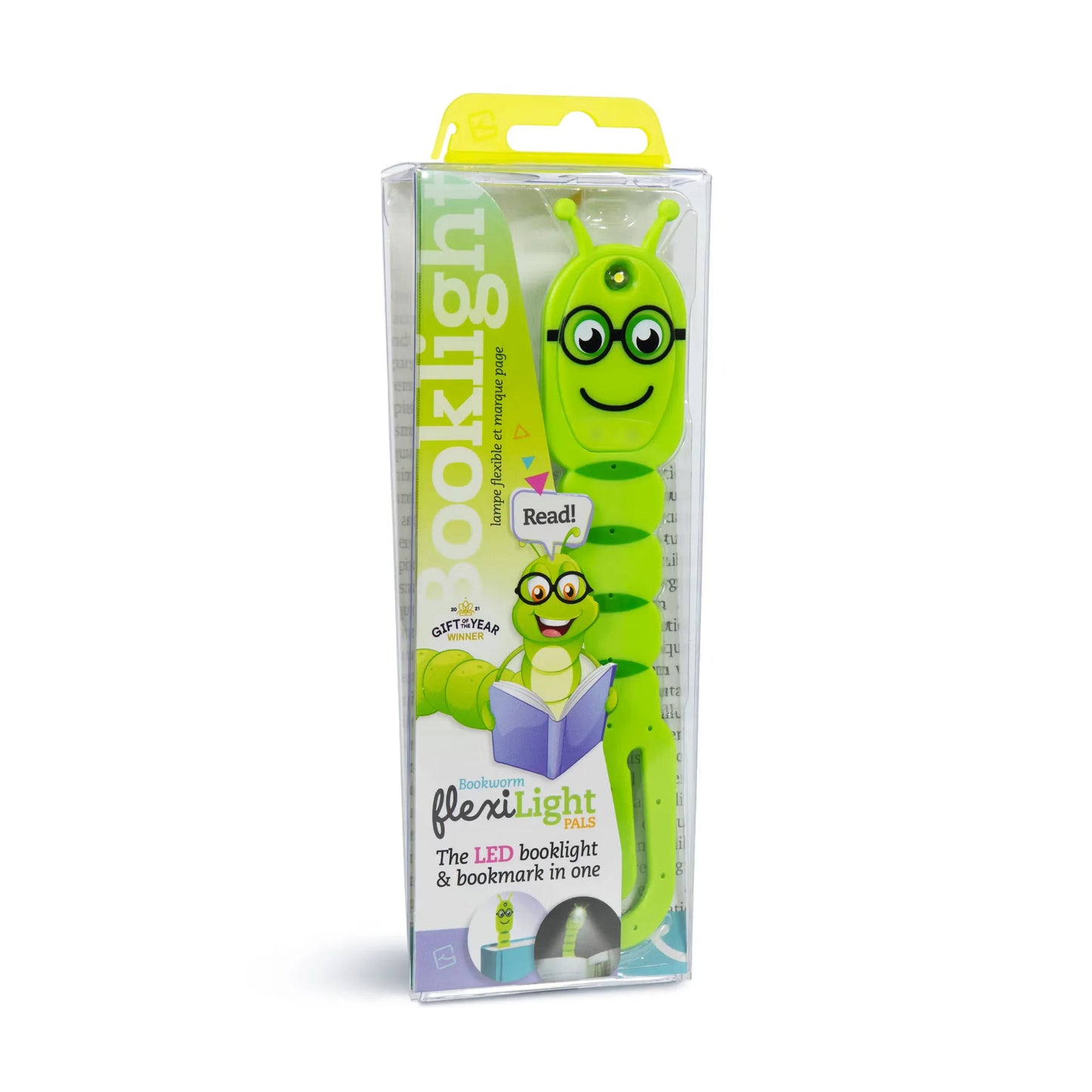 Lámpara Flexiligth de lectura - Oruga Verde - Manabu
