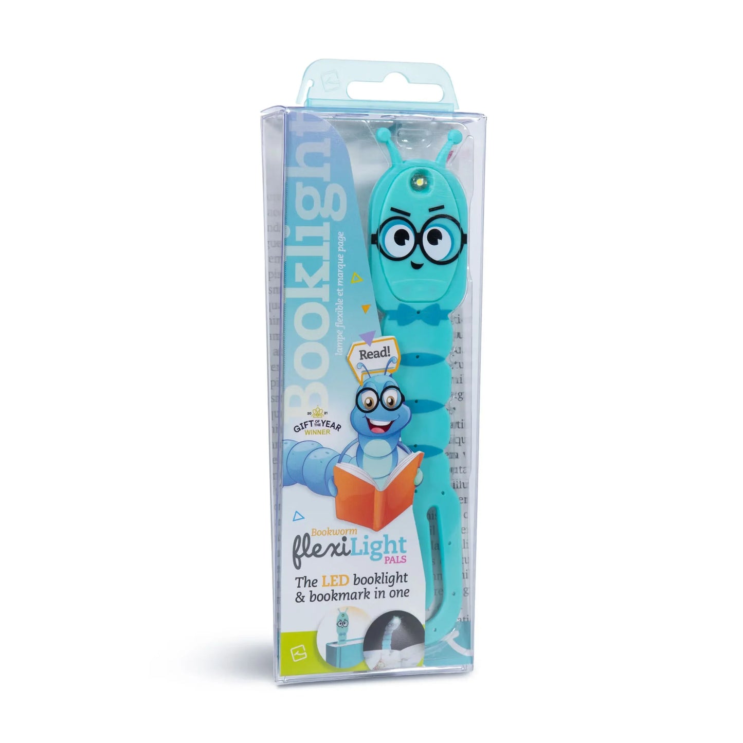 Lámpara Flexiligth de lectura - Oruga Turquesa - Manabu