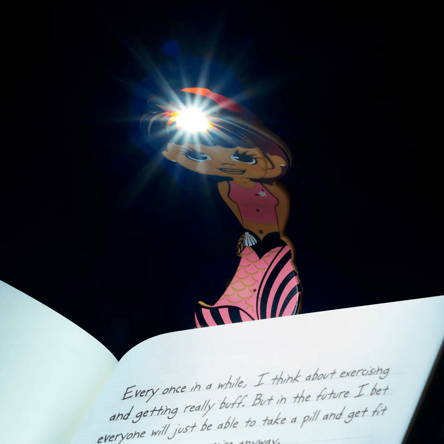 Lámpara Flexiligth de lectura - Sirena Rosada