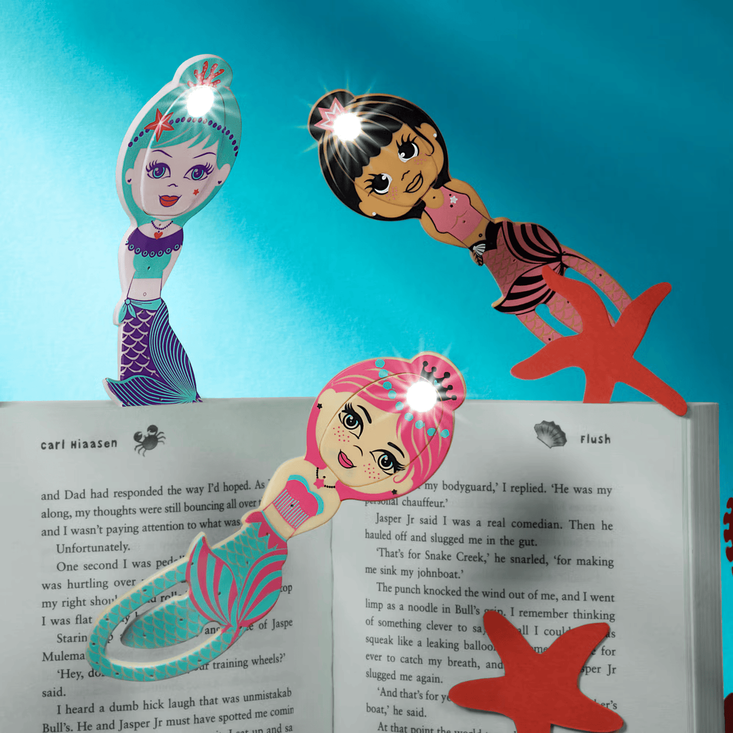 Lámpara Flexiligth de lectura - Sirena Morada - Manabu