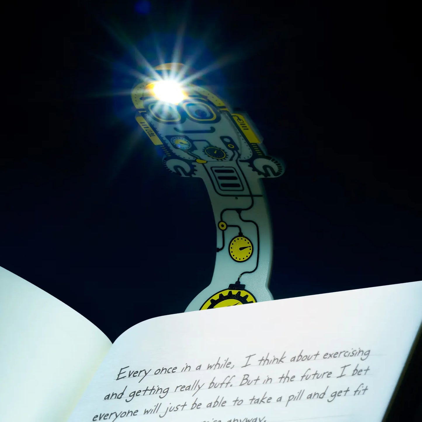 Lámpara Flexiligth de lectura - Robot Amarillo - Manabu
