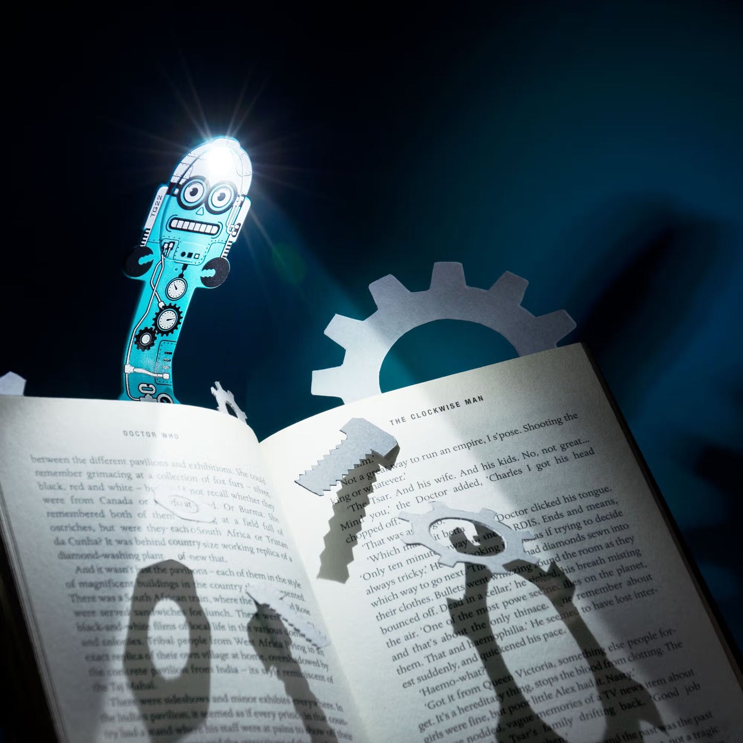 Lámpara Flexiligth de lectura - Robot Azul