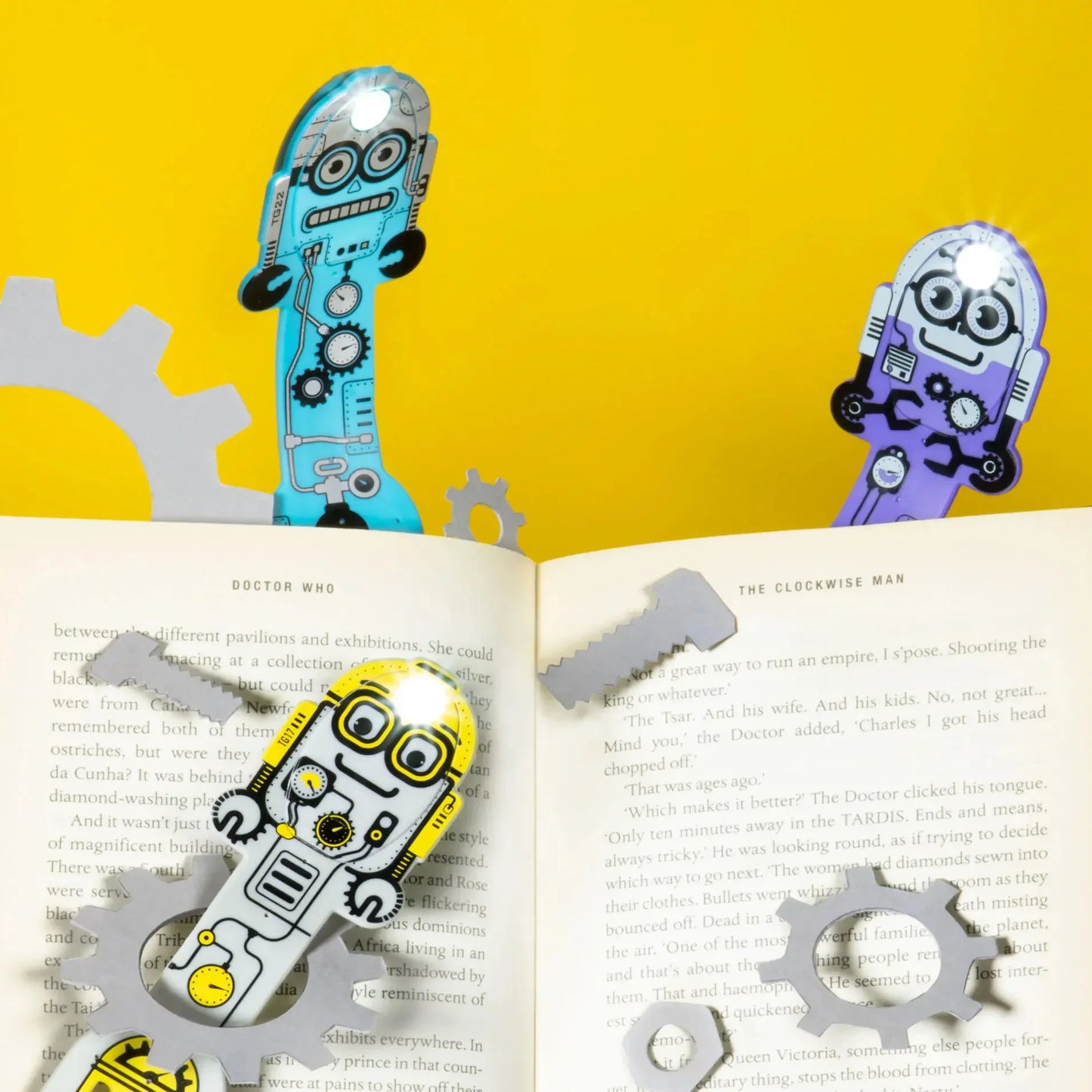 Lámpara Flexiligth de lectura - Robot Amarillo - Manabu