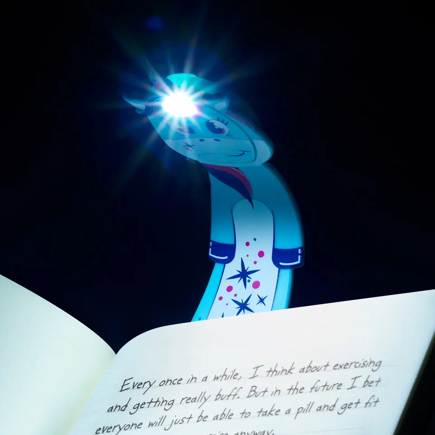 Lámpara Flexiligth de lectura - Unicornio Azul - Manabu
