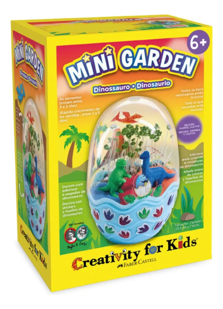 Kit Terrario Mini Garden - Dinosaurio - Manabu