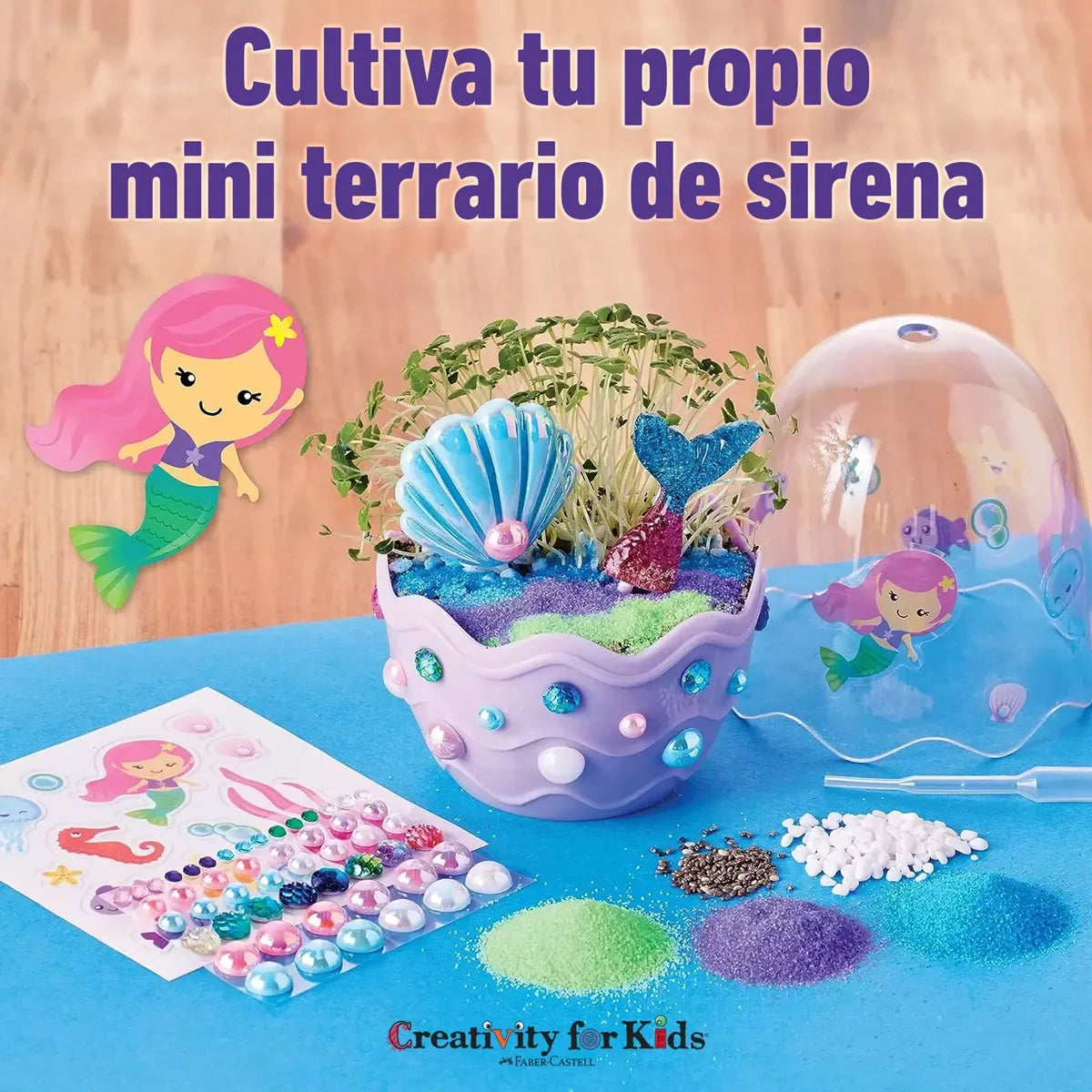 Kit Terrario Mini Garden - Sirena - Manabu