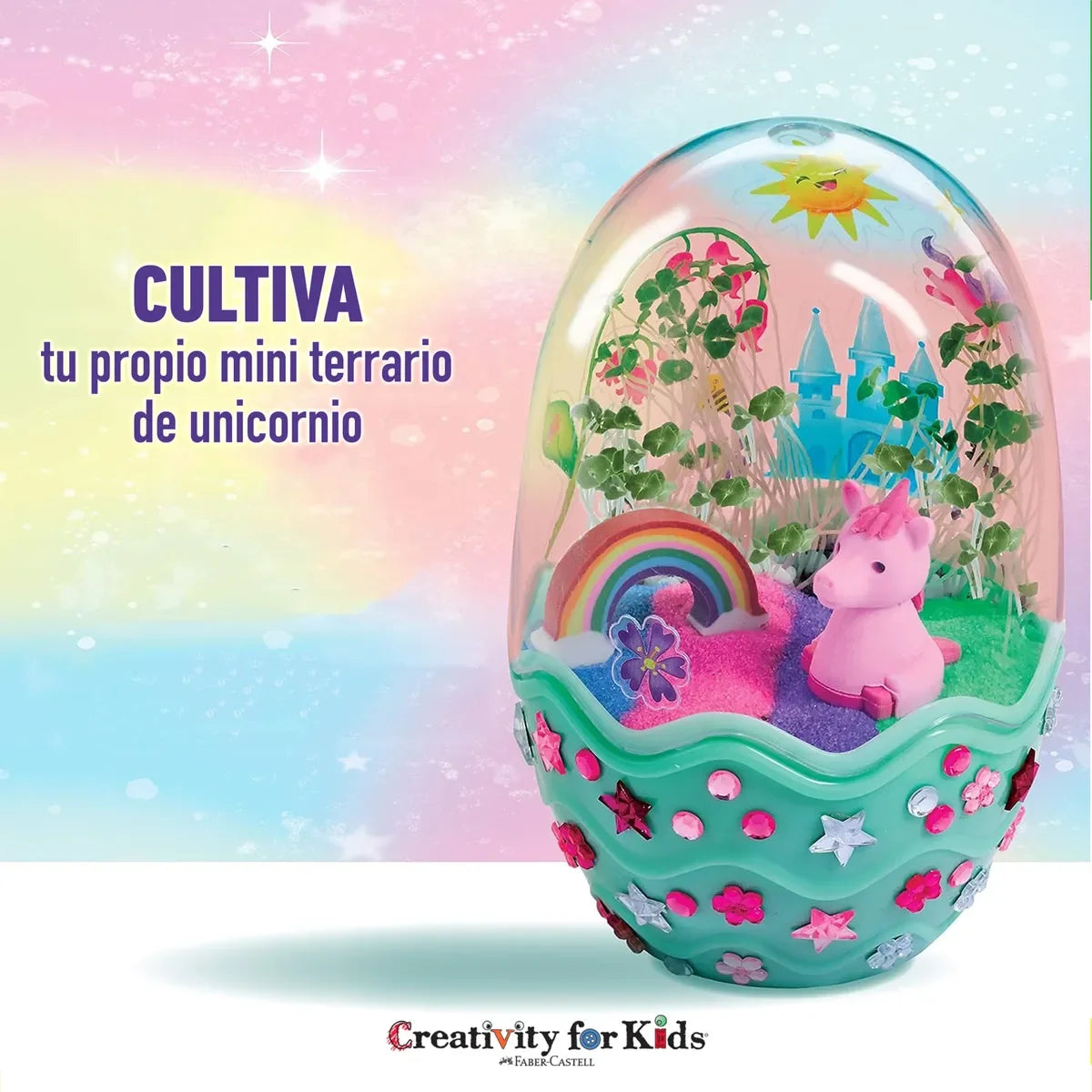 Kit Terrario Mini Garden - Unicornio - Manabu