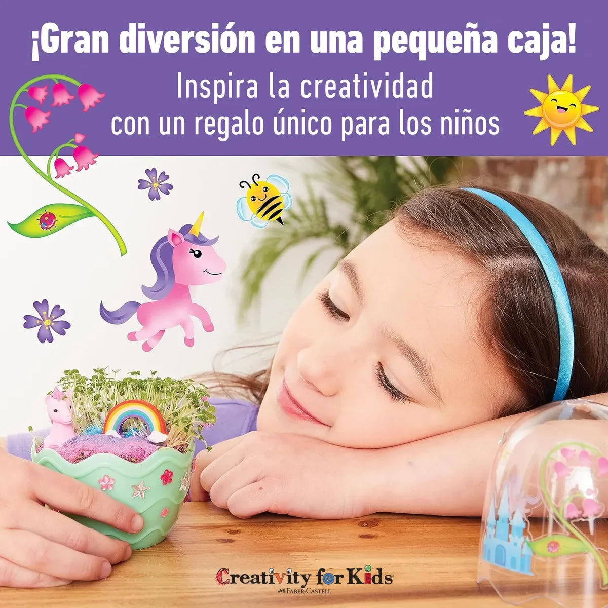 Kit Terrario Mini Garden - Unicornio - Manabu