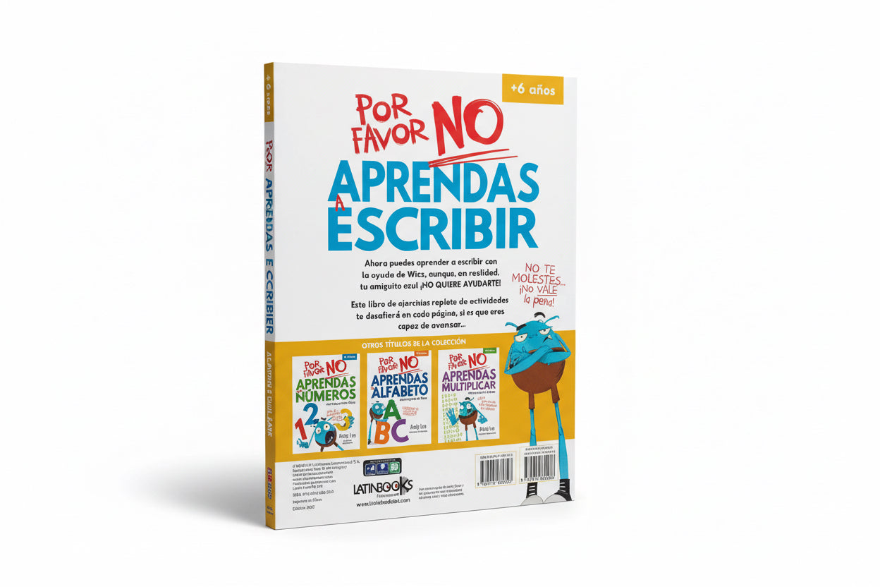 Por Favor No Aprendas - A Escribir. (motiva aprender a escribir) 6+