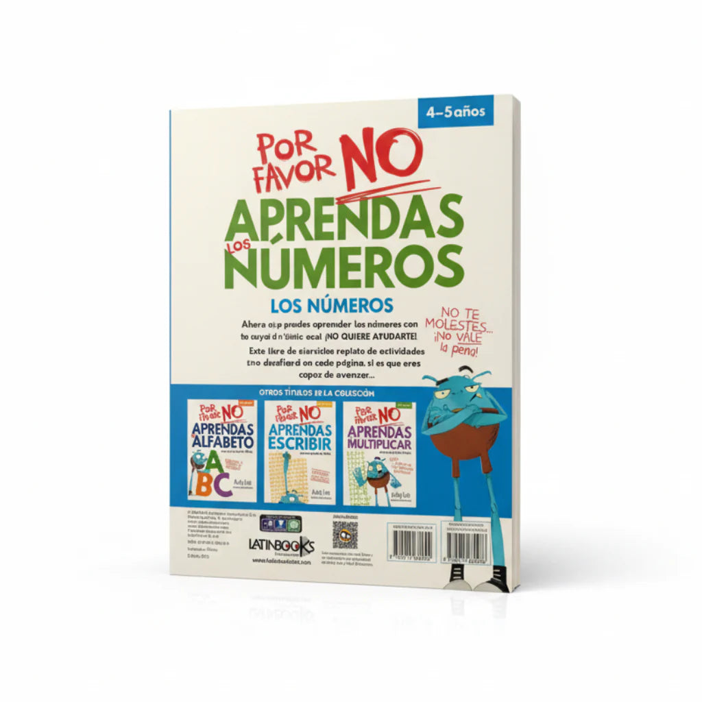 Por Favor no Aprendas - Alfabeto & Números 4-5 años