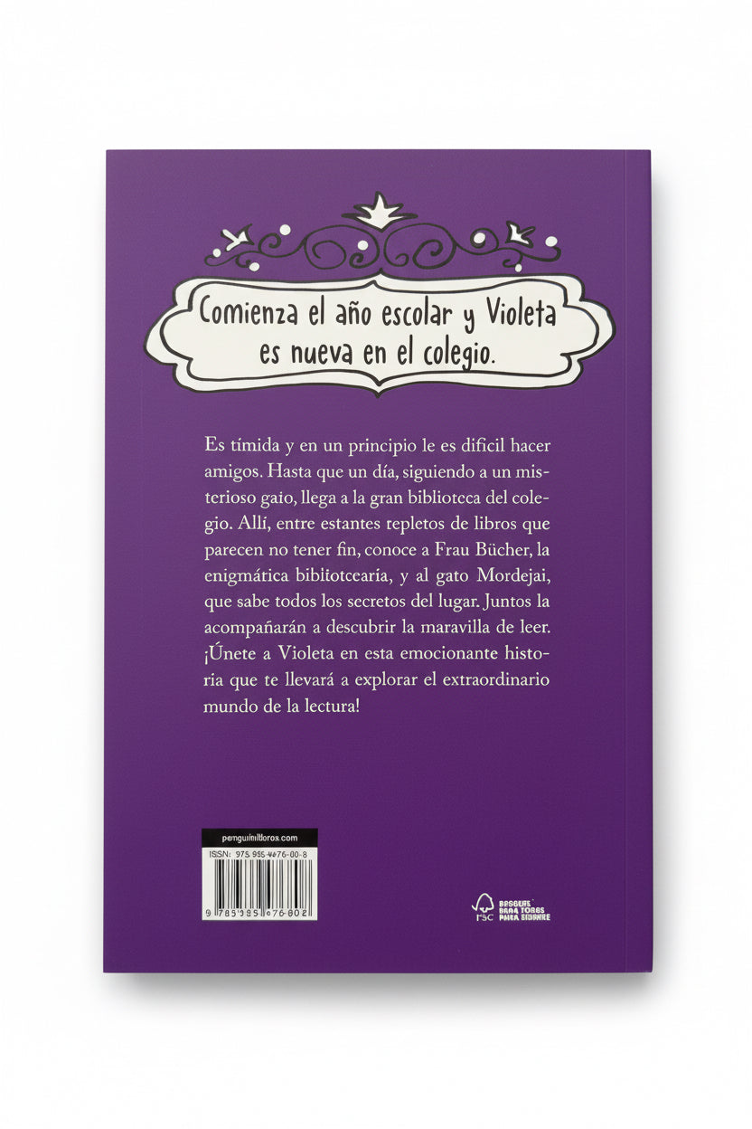 Violeta y la Biblioteca Infinita (creatividad y valor por la lectura) 7+