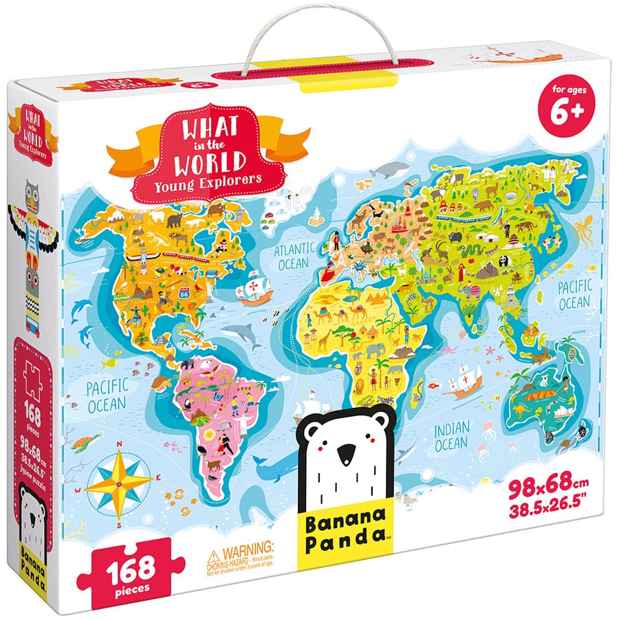 Puzzle What in the World. Young Explorers (168 piezas) 6+