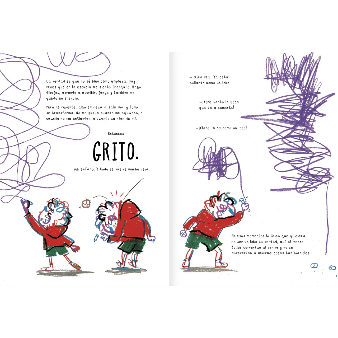 Como un lobo (manejo del enojo en niños y reconocer emociones) - Manabu