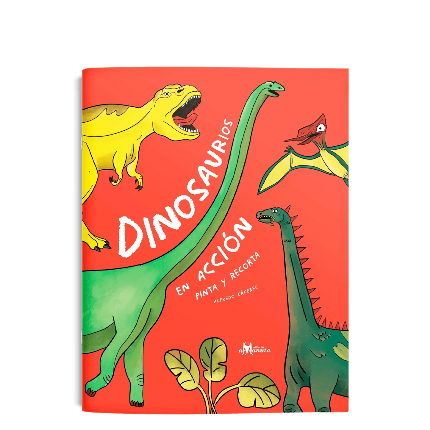 Dinosaurios en acción (colorear y aprender sobre dinosaurios) - Manabu