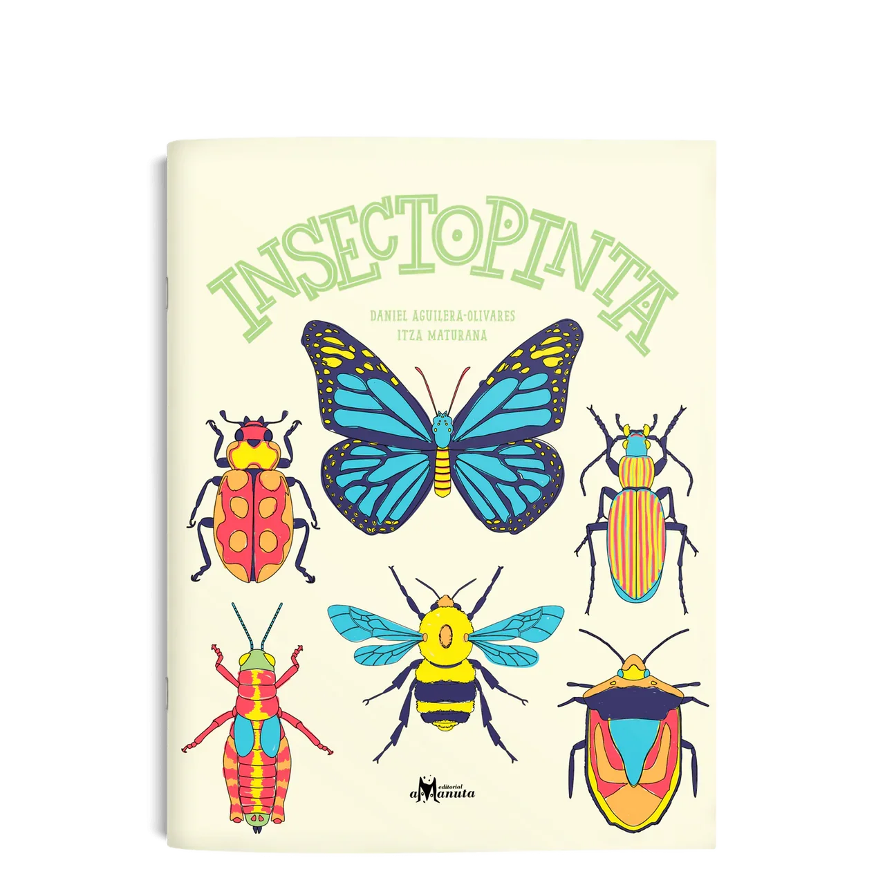 Insectopinta (colorear insectos y mariposas) - Manabu