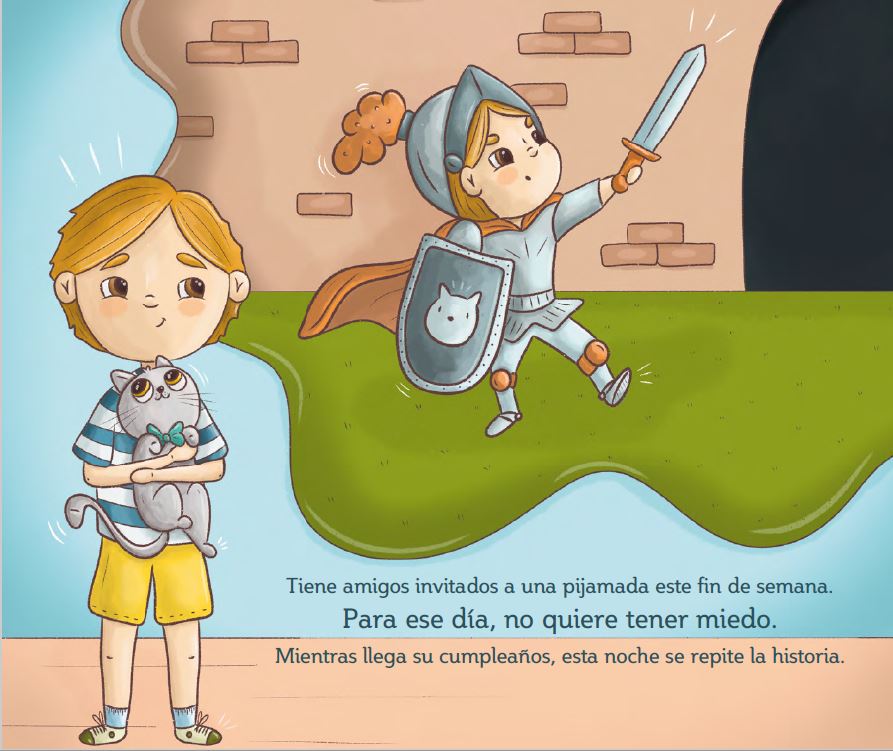 El Monstruo Asustoso (miedo al dormir, enfrentar miedos)