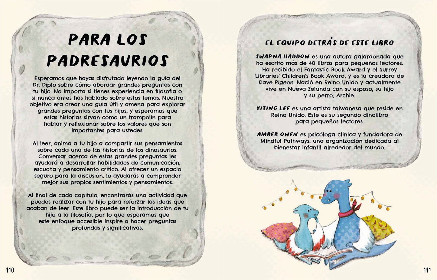 Pequeños dinosaurios con grandes preguntas (preguntas filosóficas de la vida)