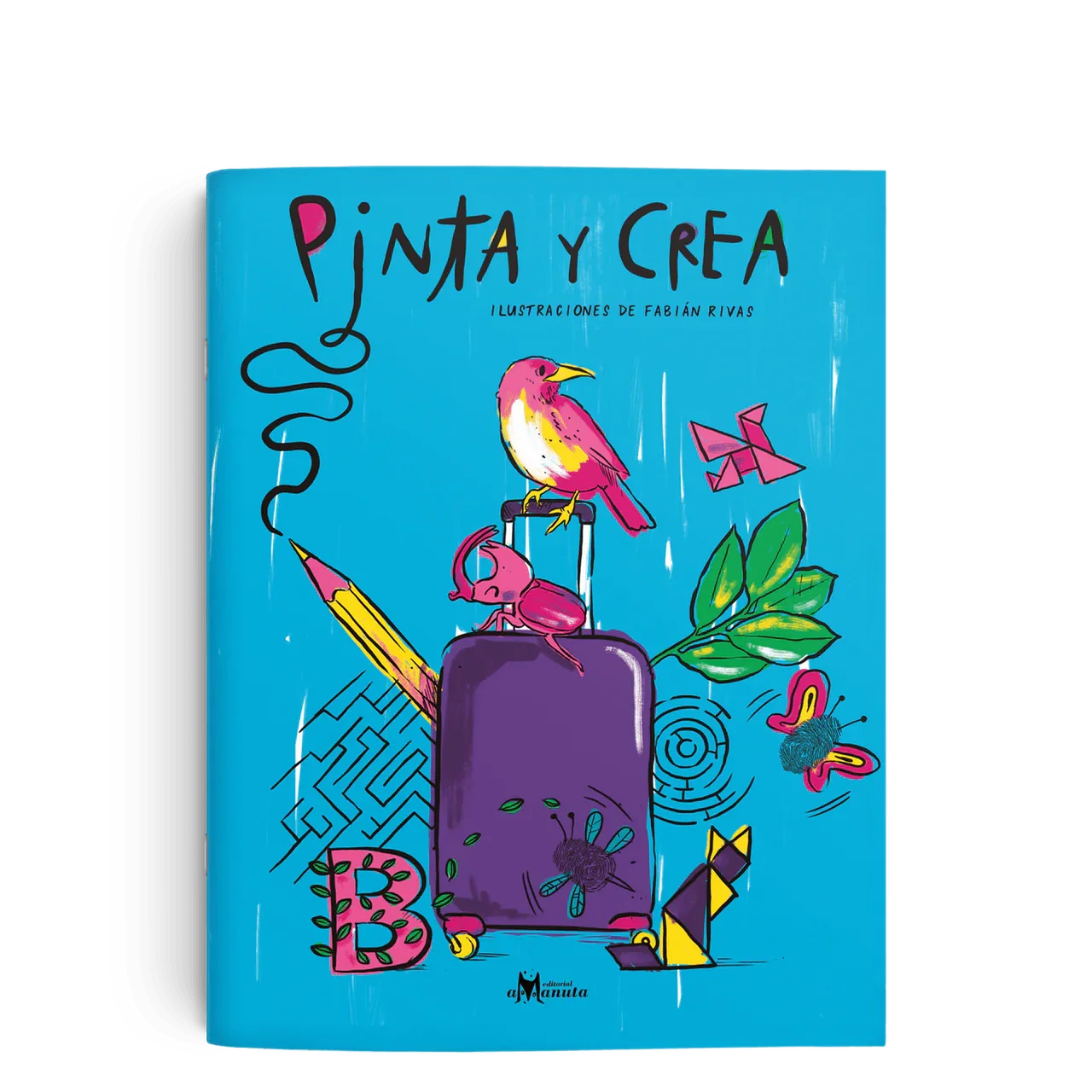 Pinta y crea (observación y creación coloreando) - Manabu