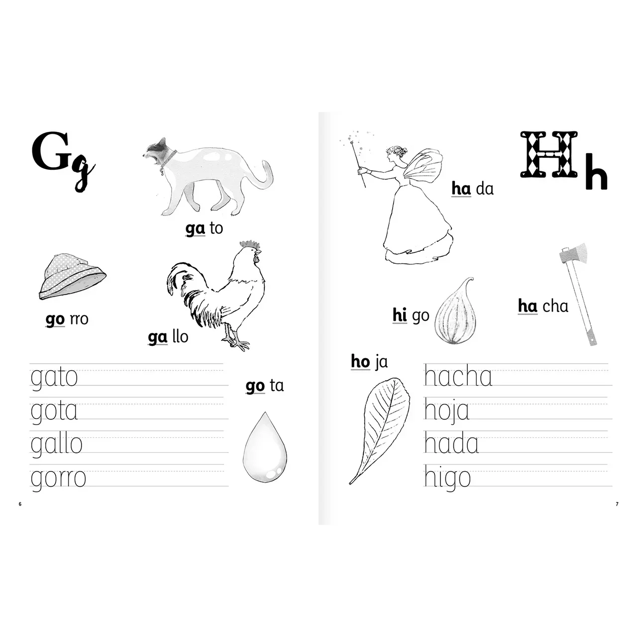 Ti qui ta ca (practicar lectoescritura con sílabas) - Manabu