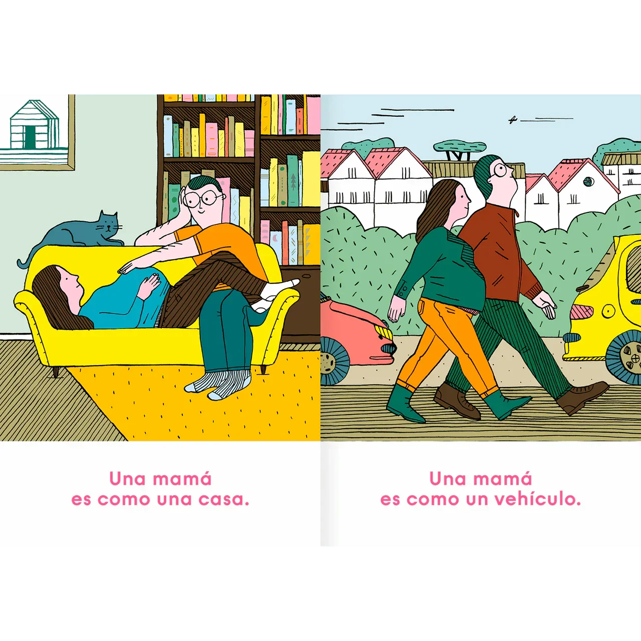 Una mamá es como una casa (apego y cuidado madre hijo/a.) - Manabu