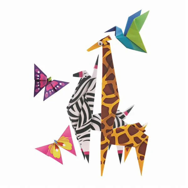 Origami Animales Zoo. 5+