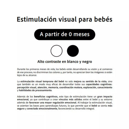 Estimulación Visual 0M+ (alto contraste blanco y negro)