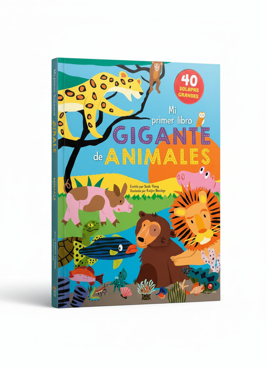 Mi primer libro gigante de animales (animales, curiosidad, solapas).