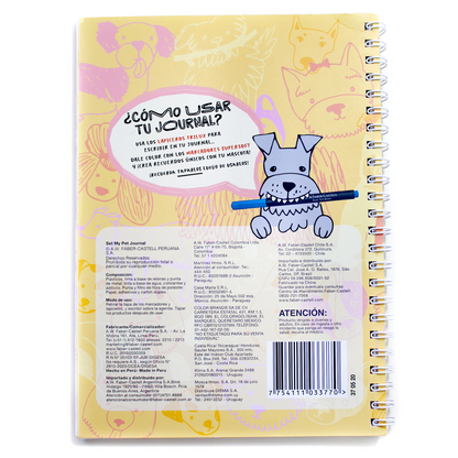 My Pet Journal Dog - Diario de mi Perro