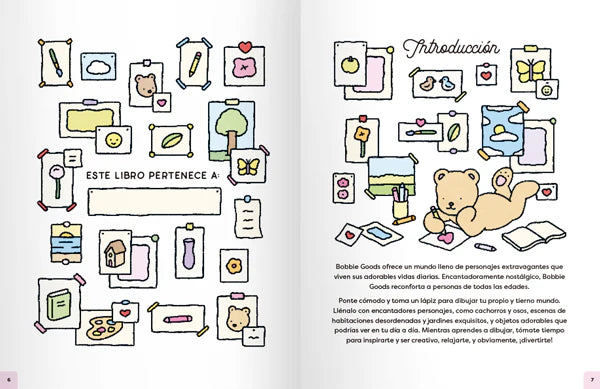 Cómo dibujar cosas super tiernas con Bobbie Goods (aprender a dibujar figuras simples y tiernas)