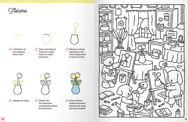 Cómo dibujar cosas super tiernas con Bobbie Goods (aprender a dibujar figuras simples y tiernas)