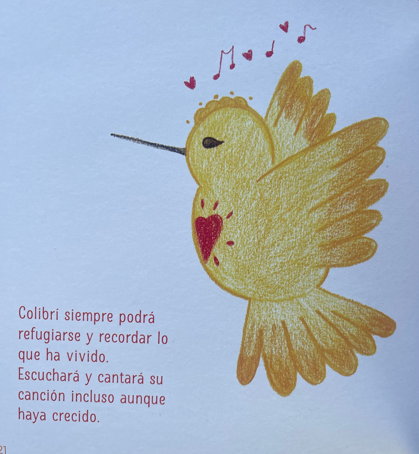 Alitas De Colibrí (enfrentar y gestionar el miedo) 1 año +