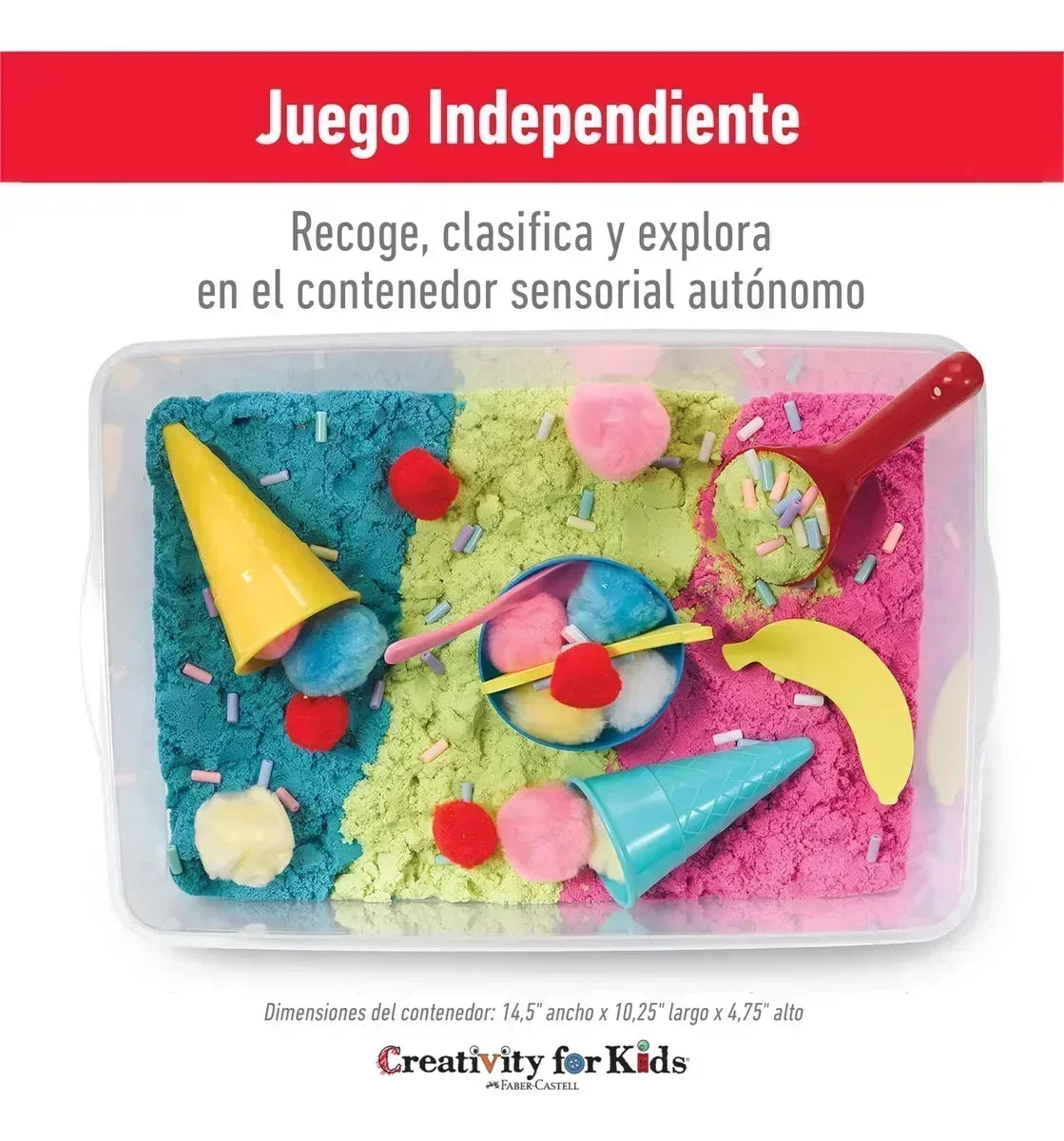 Pack x3: Helados, Construcción y Dinosaurios Sensorial M
