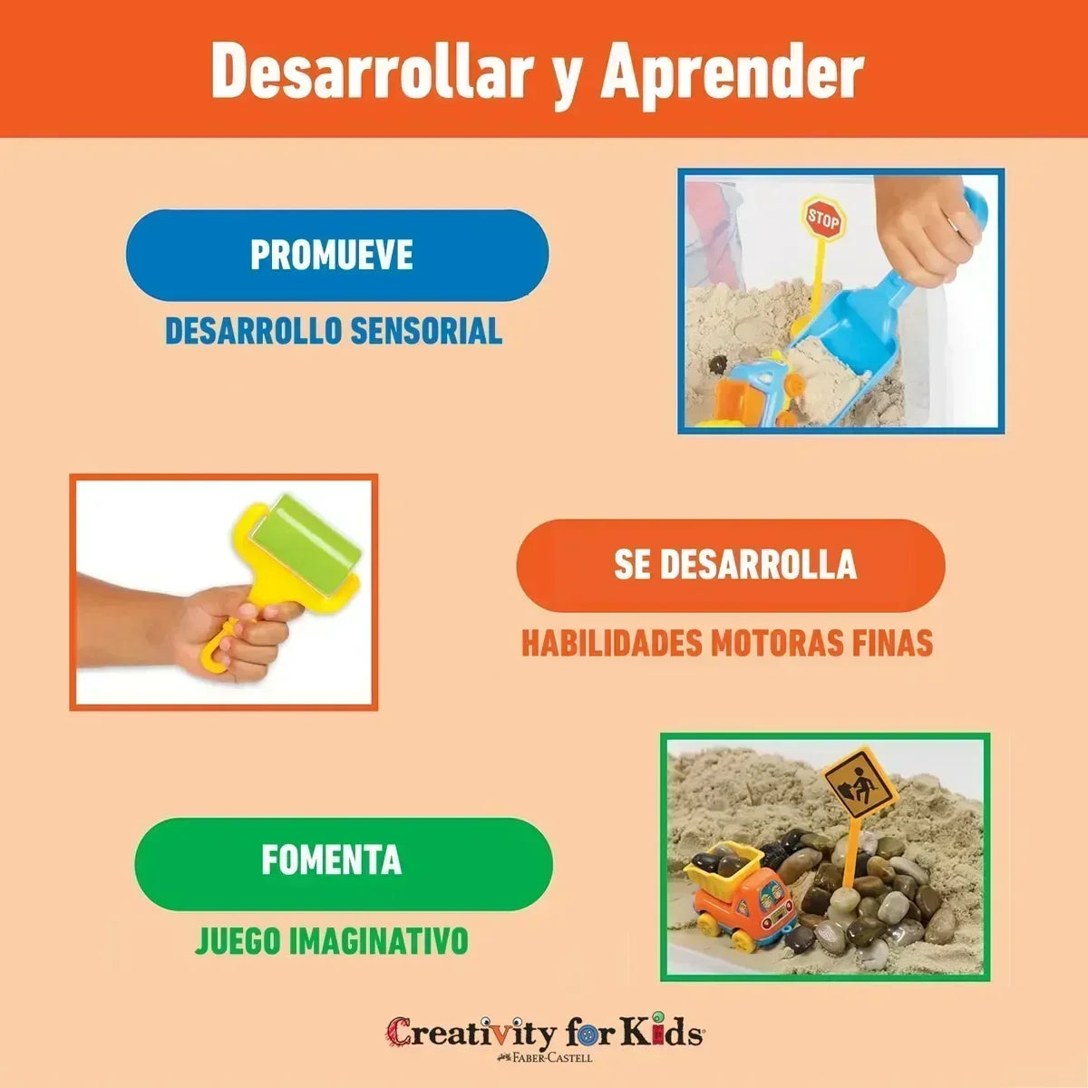 Pack x3: Helados, Construcción y Espacio Sensorial M
