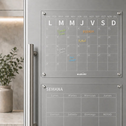 Pack x3: Calendario Mensual + Semanal + Menu