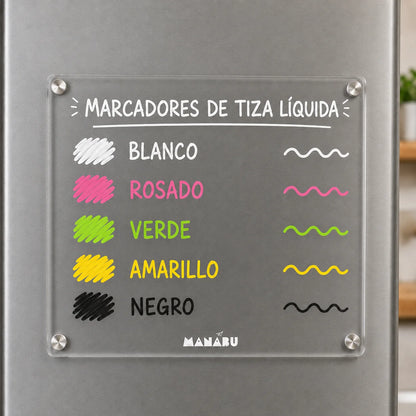 Pack x2: Lápices de Tiza Liquida A + B