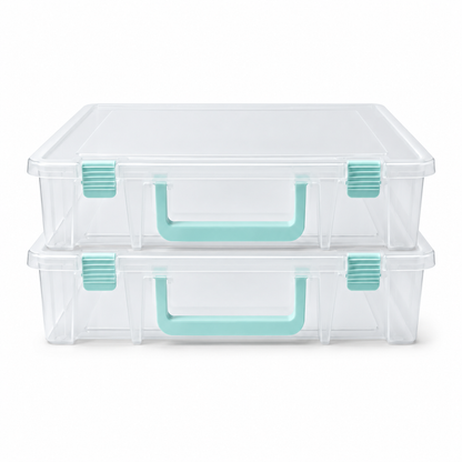 Pack: 2X Caja Organizadora Maletín 39 x 35 (2 unid)