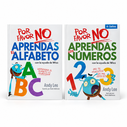 Pack: No aprendas Números & Abecedario (4-5 años)