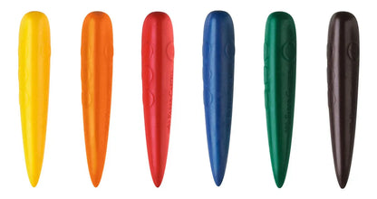 Crayones Ergonómicos - Cohete - x6 Unid