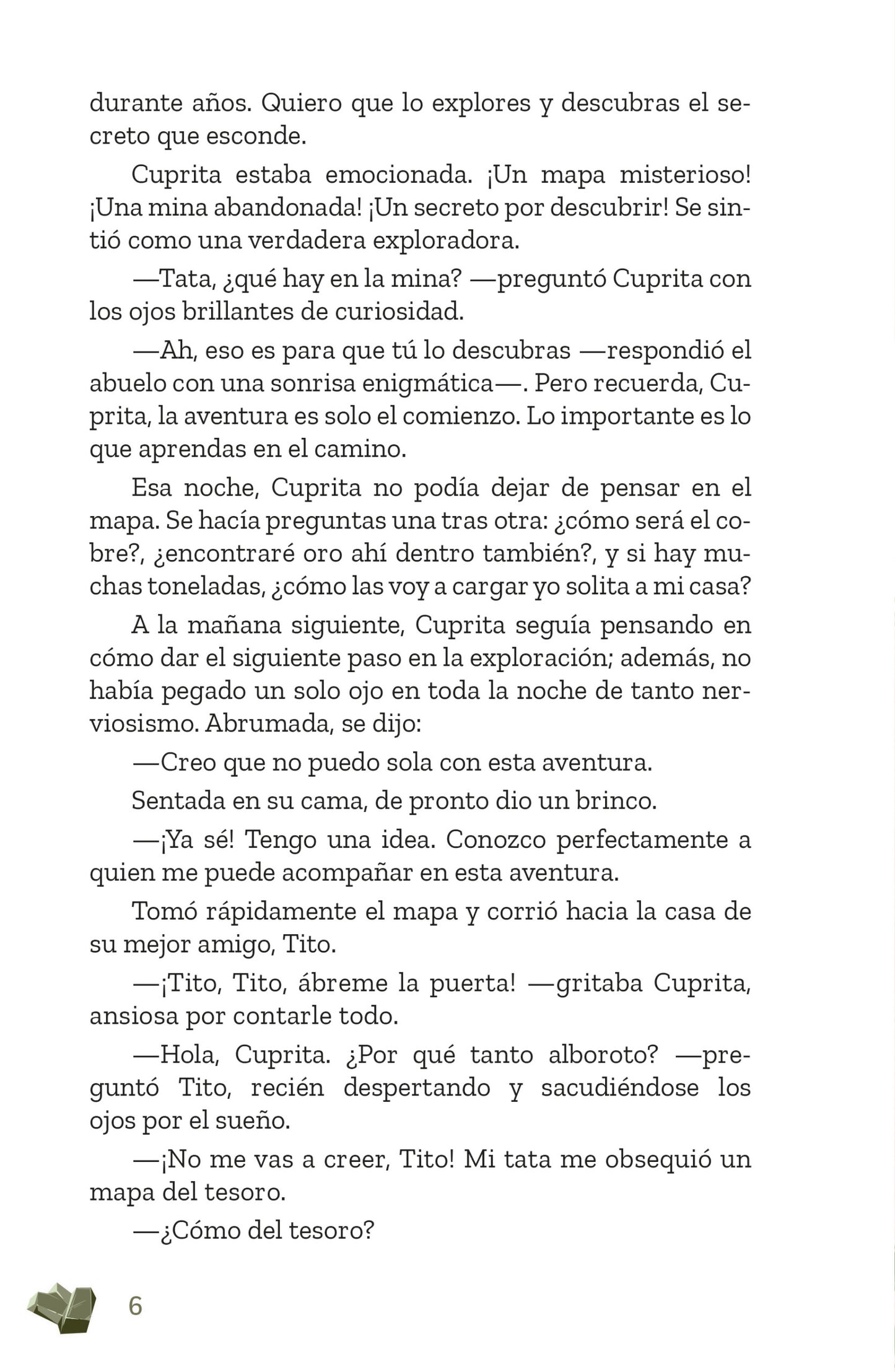 Cuprita y el misterioso mapa del abuelo (aventura, ciencia, geología, historia y amistad)
