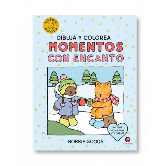 Dibuja y colorea momentos con encanto (aprender a dibujar figuras simples y tiernas) 3+