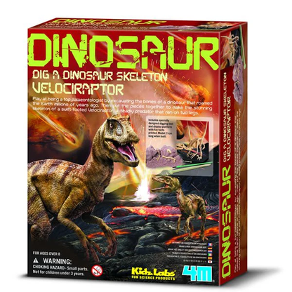 Dinosaurio Velociraptor Excava. 4+